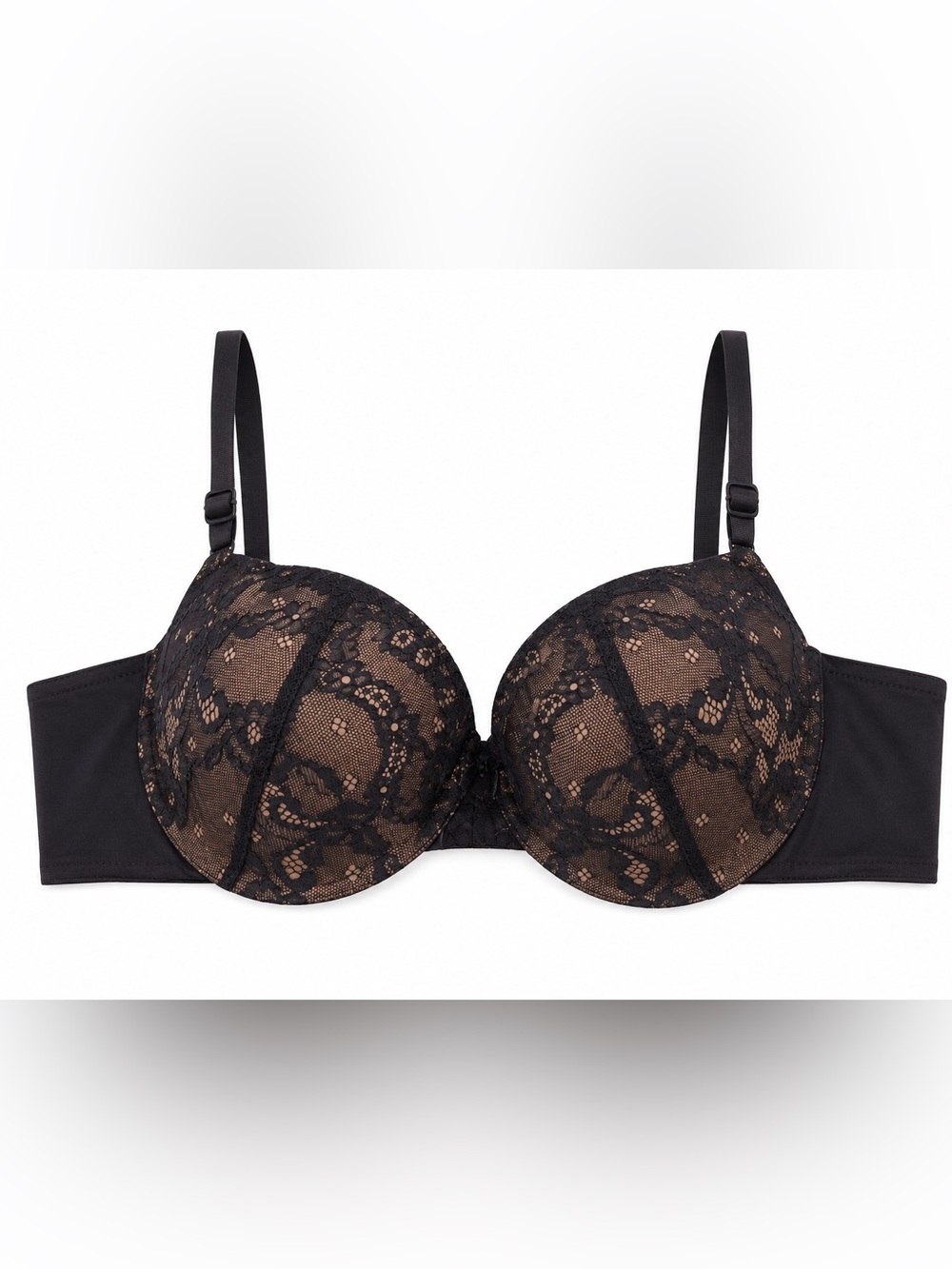 NEW Maidenform Love the Lift Push Up Underwire Bra Black Size 32B DM9900